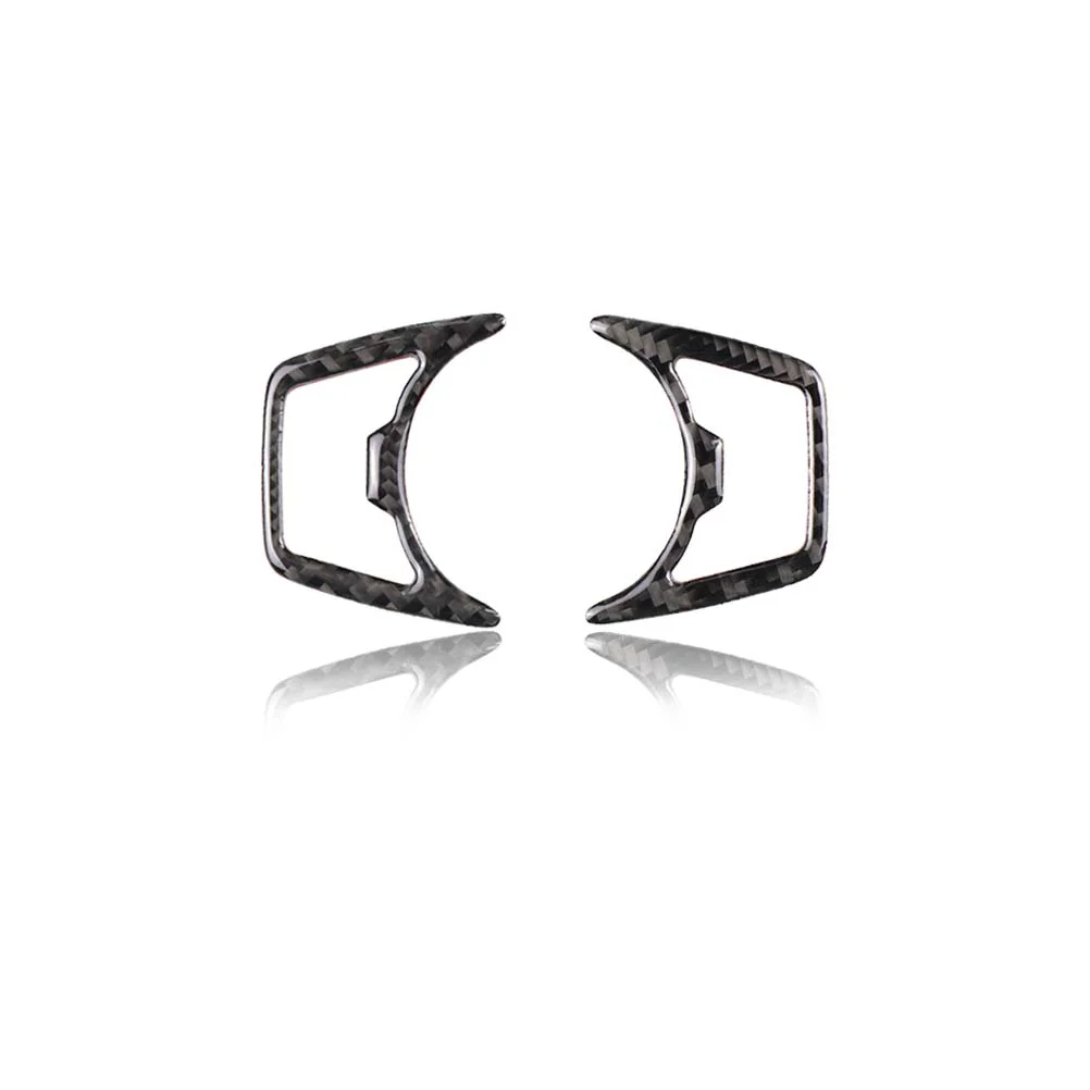 

1 PC Automotive Car Decorative Durable Carbon Fiber Styling Headlight Button Decal for Mustang