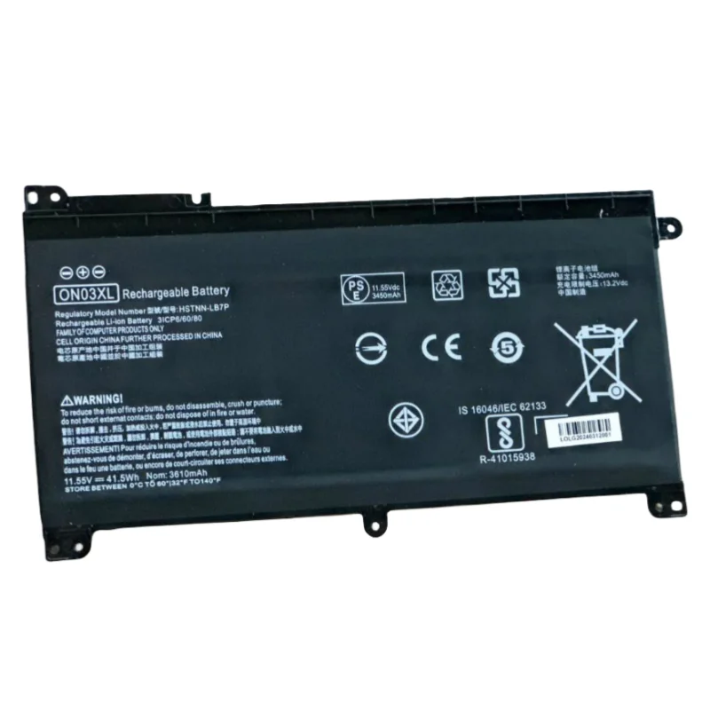 Новый аккумулятор для ноутбука 11 55 В 4 5 Втч ON03XL HP Pavilion X360 13-u 14-ax040wm M3-U 13-U HSTNN-LB7P HSTNN-UB6W