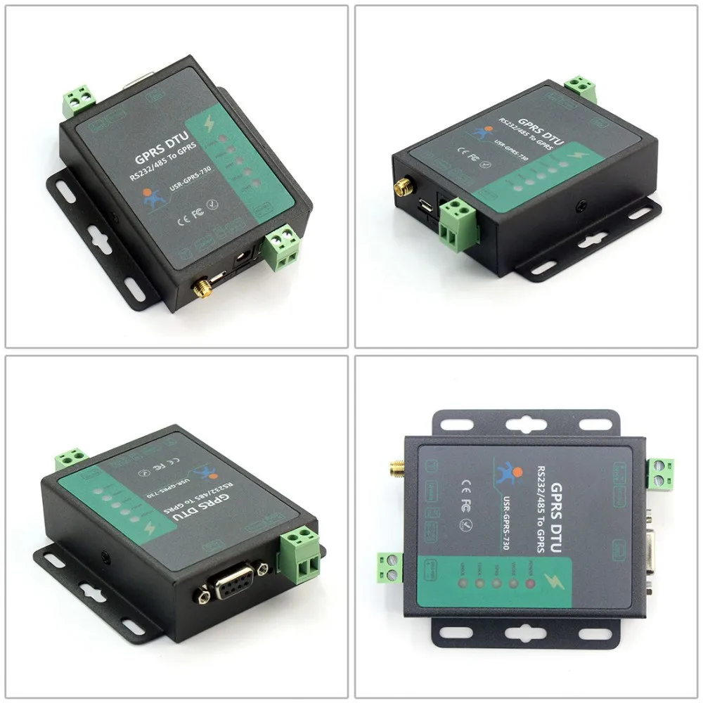 Промышленный сотовый модем с последовательным портом RS232 RS485 на GSM GPRS DTU конвертер
