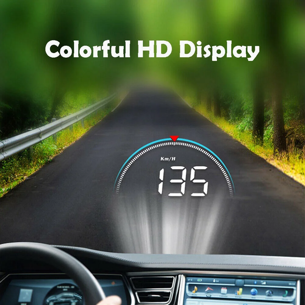 Считыватель кодов HUD M8 OBD2 спидометр/об/мин/температура воды/аккумулятор