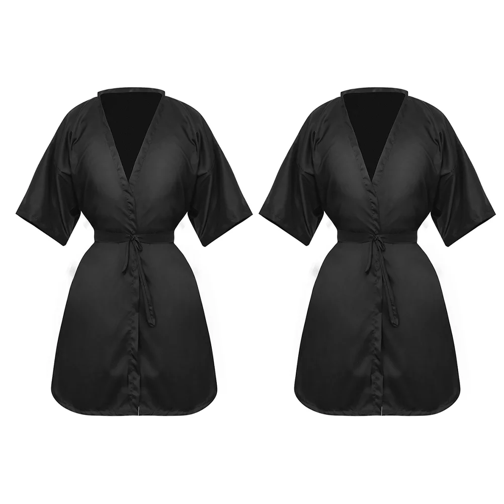 

Hair Salon Cape Gown Robe Dyeing Cutting Haircut Hairdressing Apron Clothes Barbershop Barber Smocks Hot Simple Capes Client