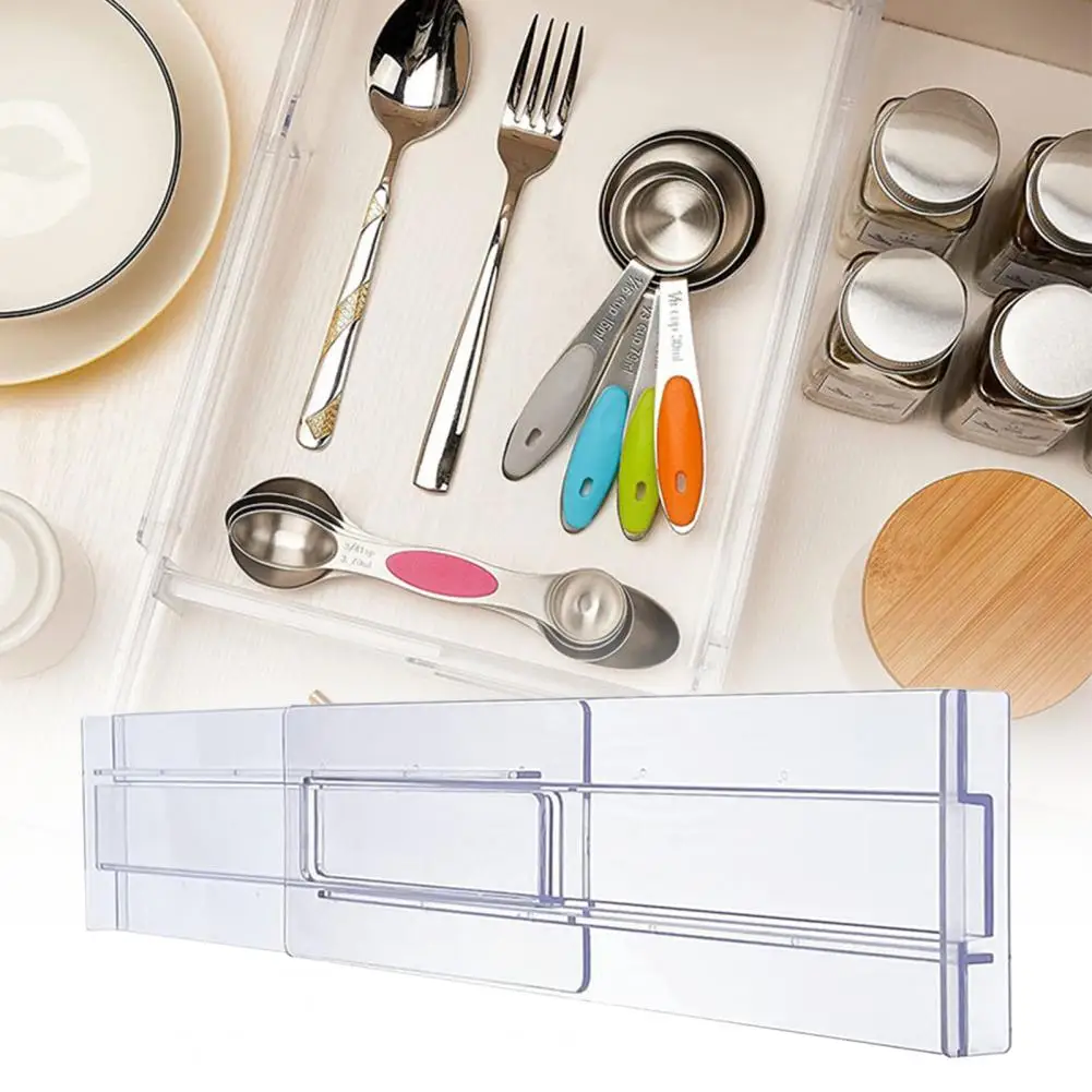 

Universal Drawer Divider Transparent High Strength Strong Applicability Shelf Partition Household Supply
