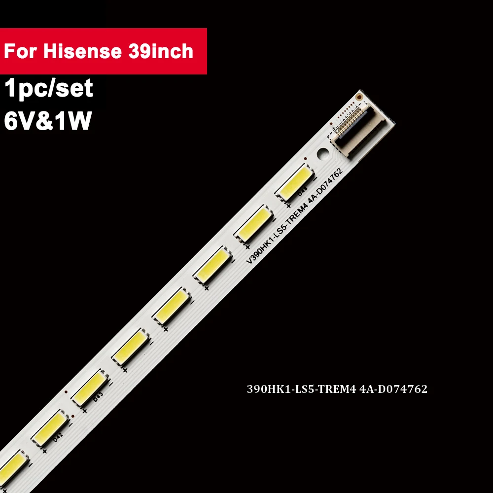 

1pc 595mm 6V Led Backlight TV For Hisense 39inch LED39H310 L39E5050A-3D LED39K300J LED39K310NX3D LED39K200J LED39K320DX3D LE39A7