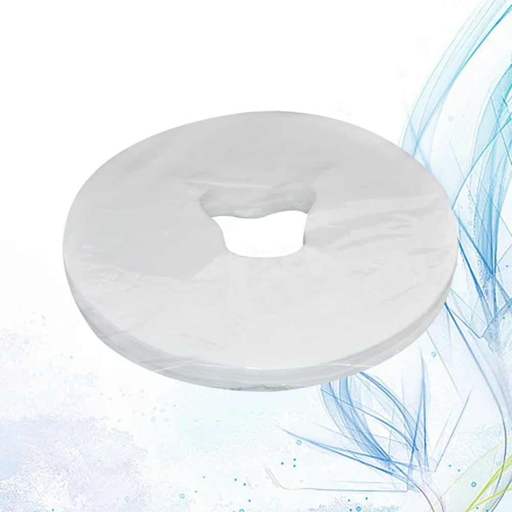 

100 Sheets Spa Face Pillow Pads Bed Cover Pillow Bed Cushion Covers Face Towelettes Disposable