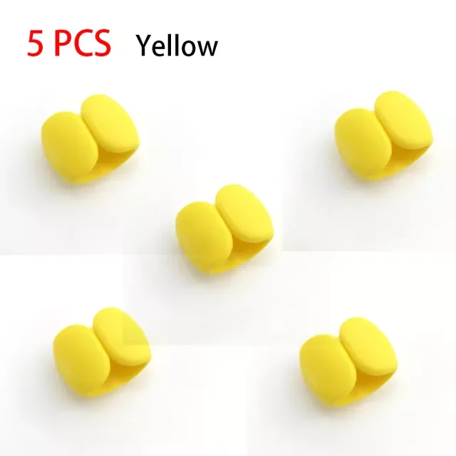 

Universal Line Storage Clip Desk Organizer Winder Portable Earphone Data Cable Storage Buckle Organizer collection