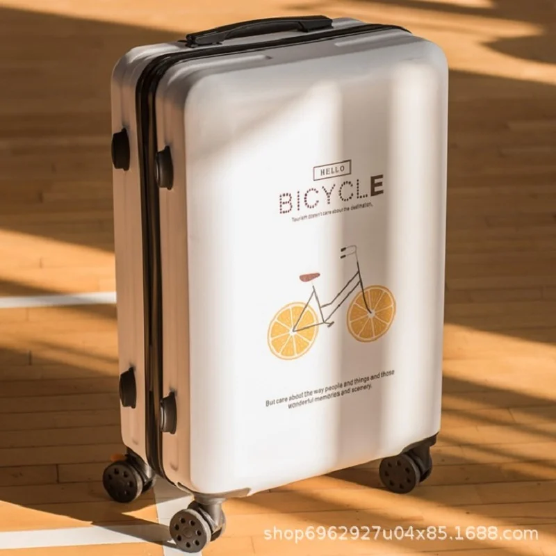 Cute Designer Luggage Trolley Case Cartoon Small Clear Universal Wheel Waterproof New Travel Boarding Password Box