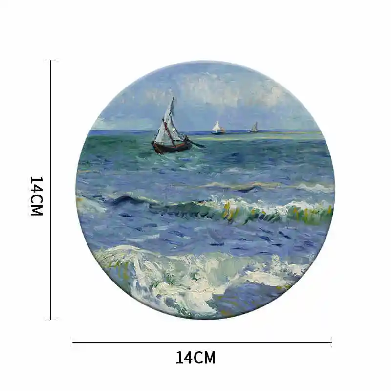 

Круглые диатомитовые подставки Van Gogh