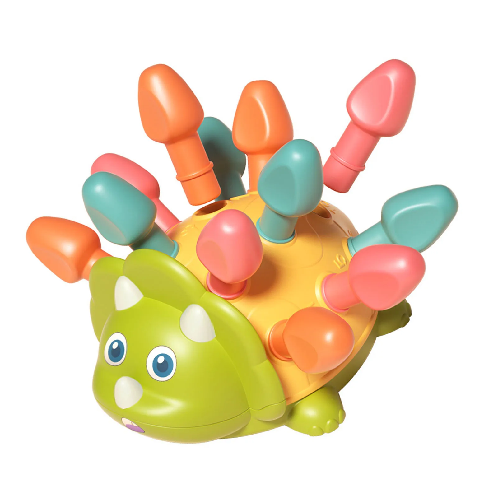 

Baby Spike Dinosaur Learning Toy Hand Eye Concentration Training Pulling Spike Toddler Sensory Early Educational Toys