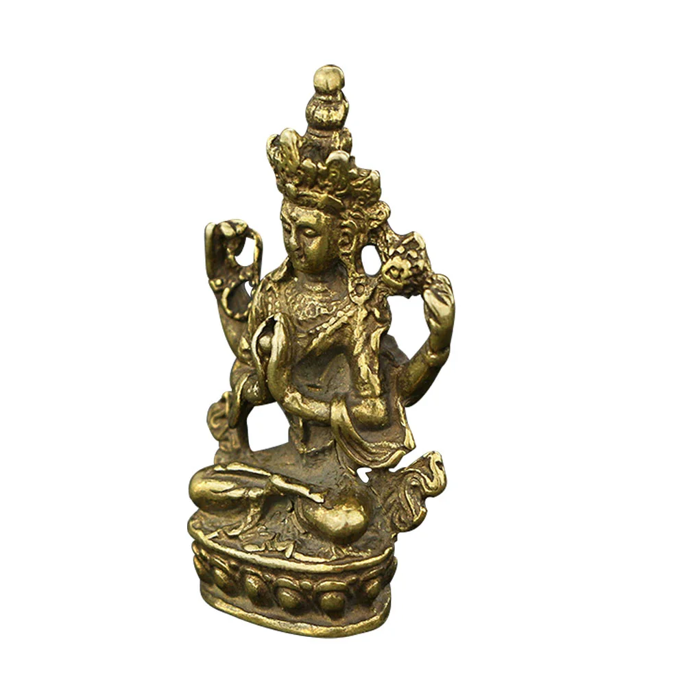 

Statue Sculpture Guanyin Quan Figurines Decoration Figurine Ornament Mercy Goddess Avalokitesvara Luck Good Chinese Prosperity