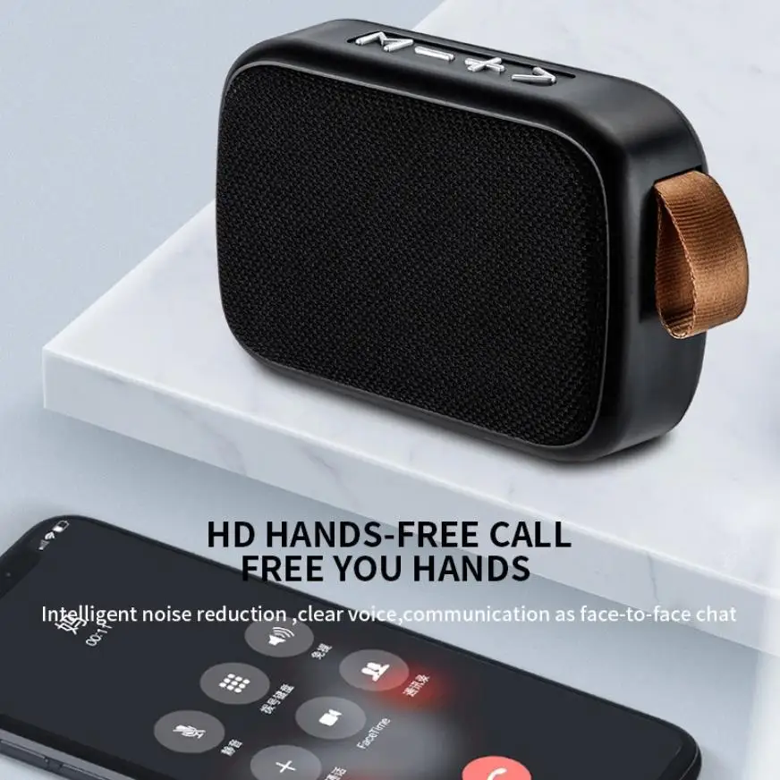 

G2 Fabric Bluetooth Speaker Outdoor Portable Wireless Hands-Free with Subwoofer Card Bluetooth Small Speaker
