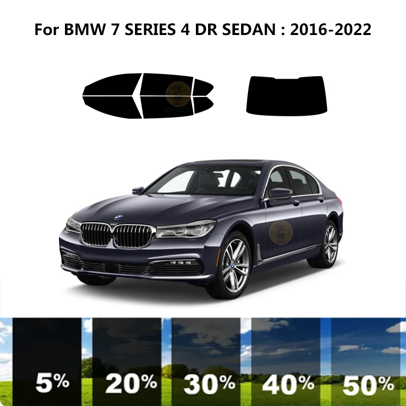 

Precut nanoceramics car UV Window Tint Kit Automotive Window Film For BMW 7 SERIES 4 DR SEDAN 2016-2022