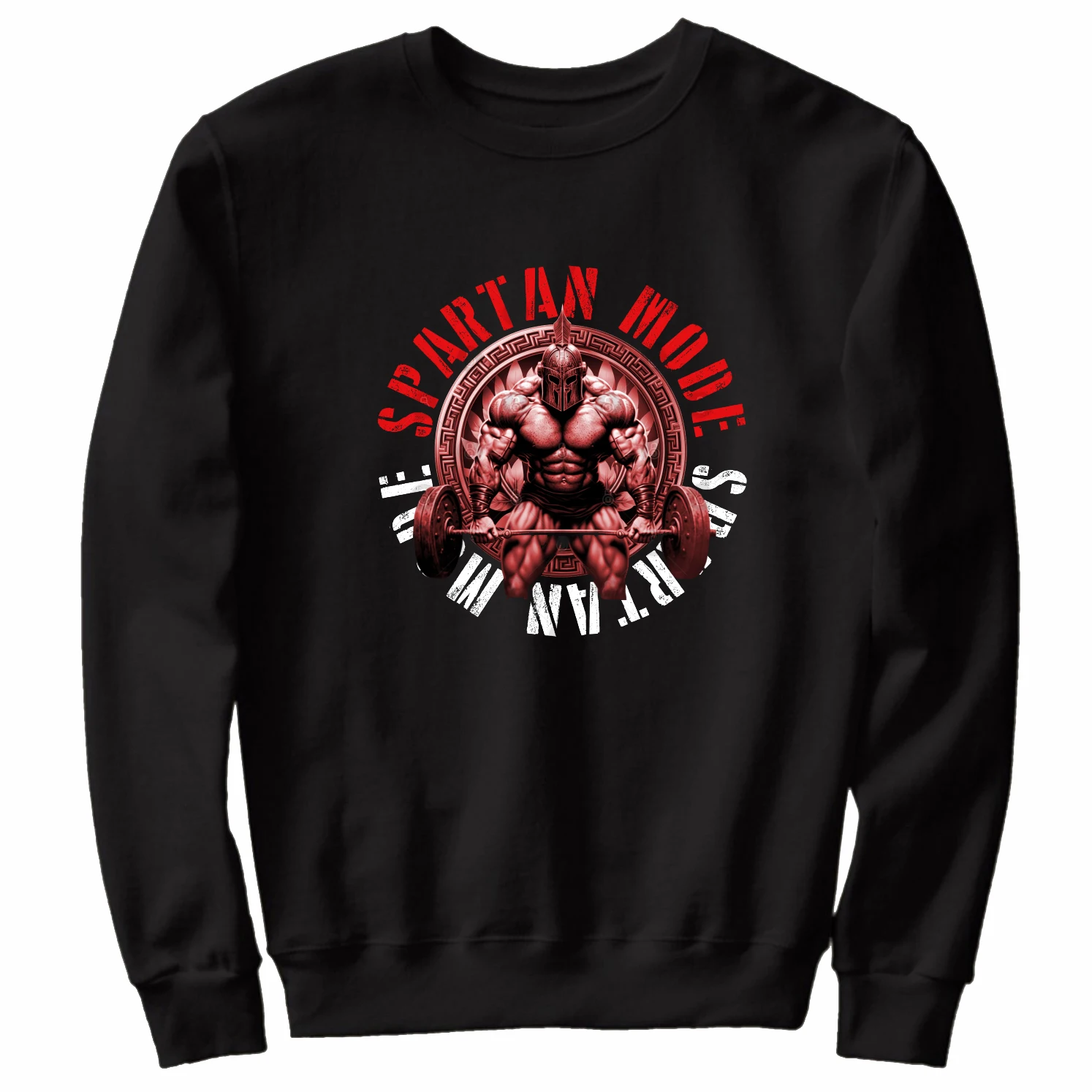 

Spartan Mode Warrior Gym Bodybuilding Fitness Muscles Training Sweatshirts New 100% Cotton Casual Mens Clothing Streetwear