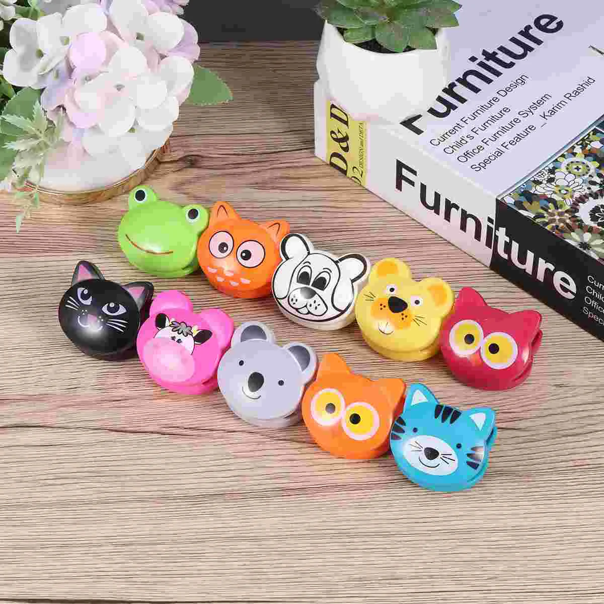 

10 Sealing Clips Sturdy Prime Durable Sealing Clips Snack Sealer Fresh-keeping Clamp for School