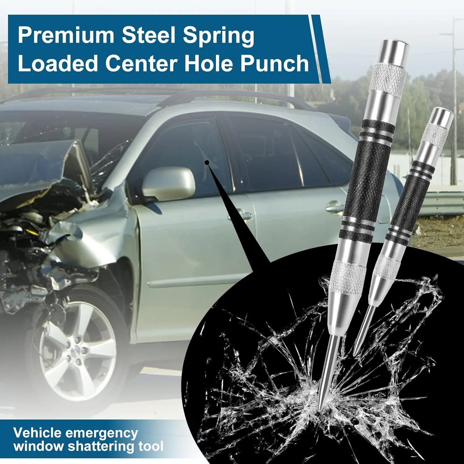 2 шт. пружинный автоматический центральный перфоратор инструмент для