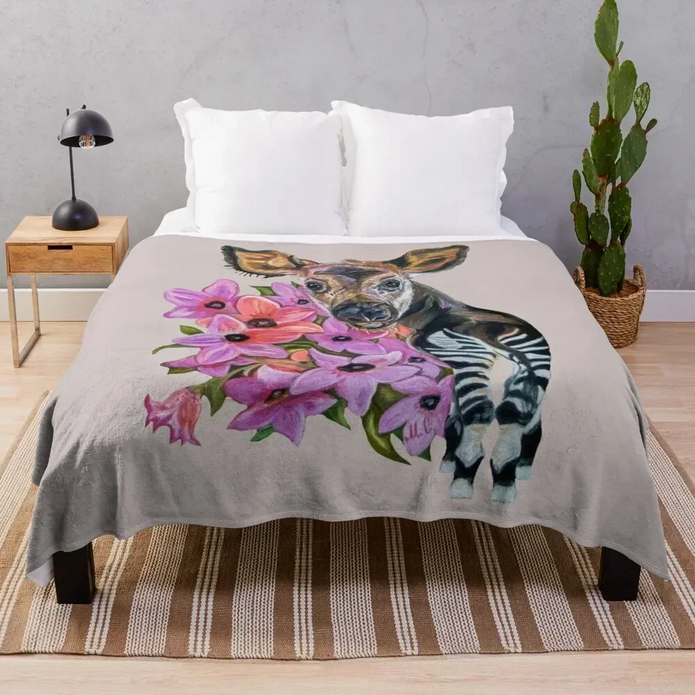 Детское плюшевое одеяло Okapi