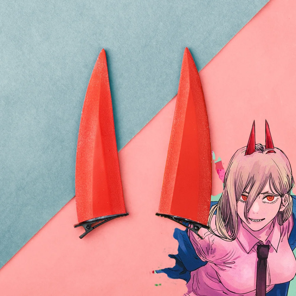 

Заколка для волос в виде Бензопилы с изображением Человека