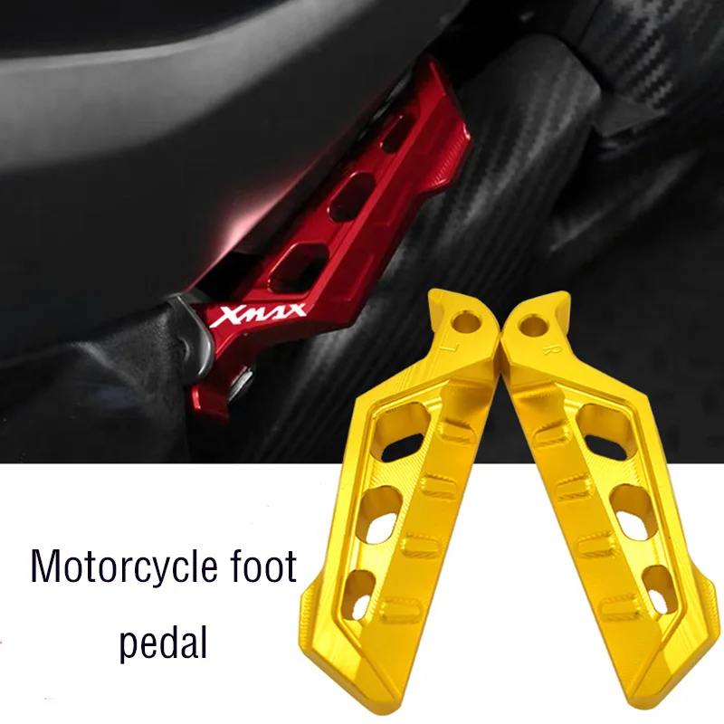 

Запчасти для задней педали мотоцикла, нескользящая вращающаяся педаль для Yamaha AEROX155, NVX155, XMAX300, TMAX 530, 2 шт.