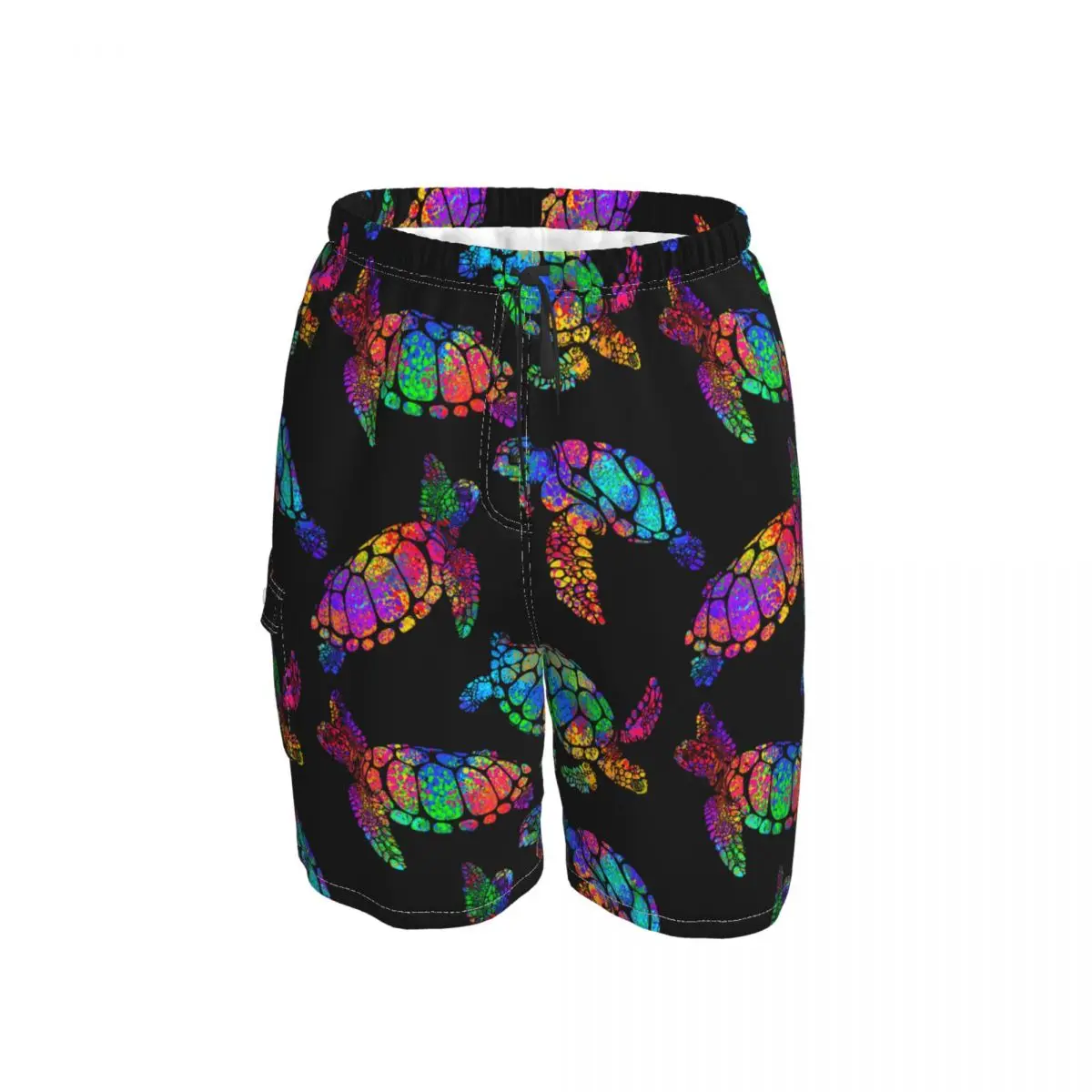

Summer Casual Colorful Sea Turtle Animal Men Beach Shorts Sports Board Shorts Vacation Short Pants Male Quick Dry Board Shorts