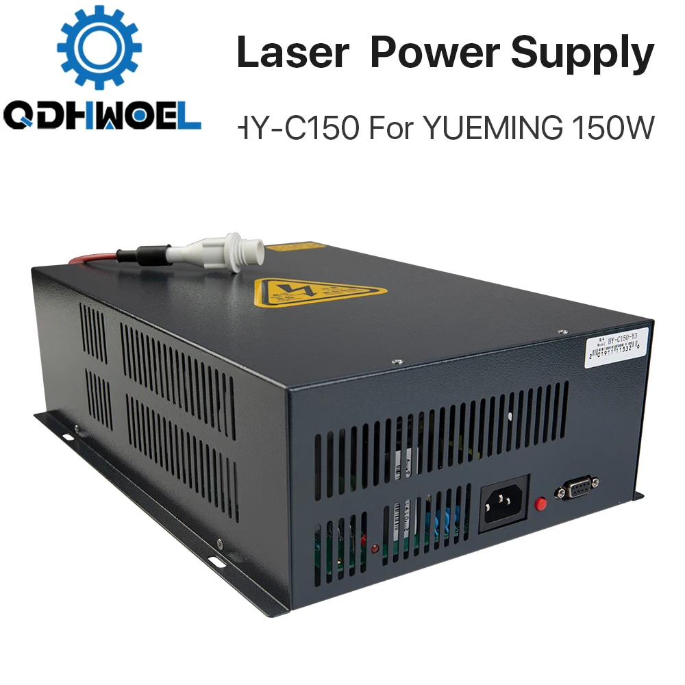 

HY-C150 CO2 лазерный блок питания 150 Вт для гравировального/режущего станка YUEMING