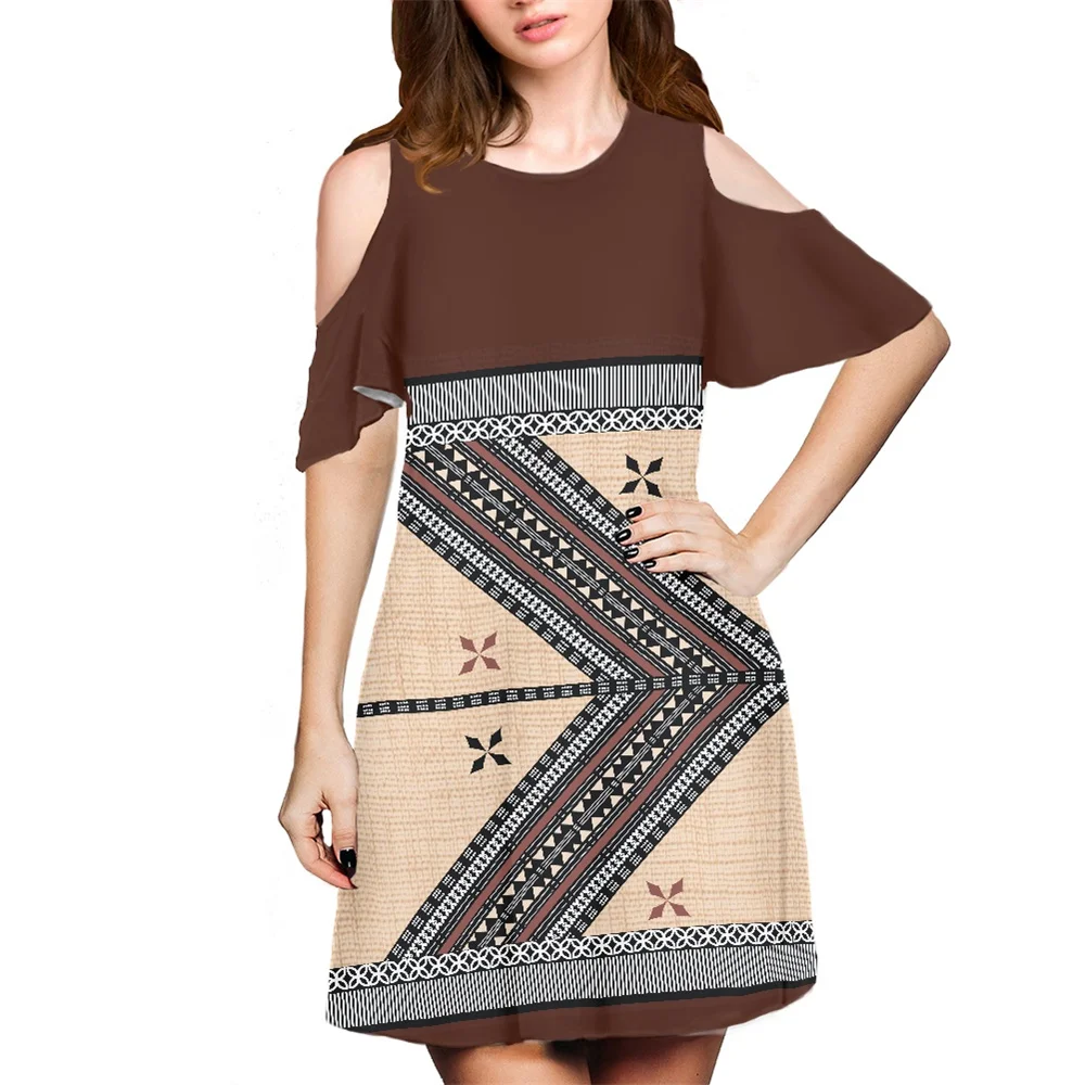 Оптовые цены элегантное платье полинезийское этническое самоанское Tongan Tapa с