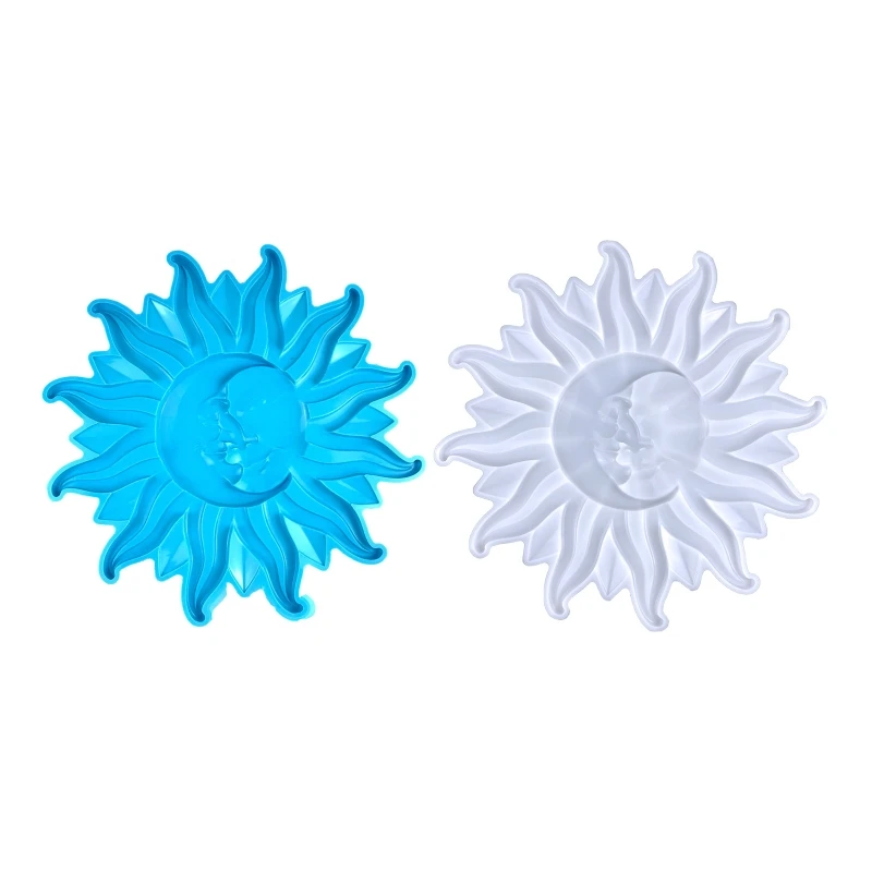 

Silicone Casting Molds Decorative Epoxy Resin Molds Crescent Sun Molds