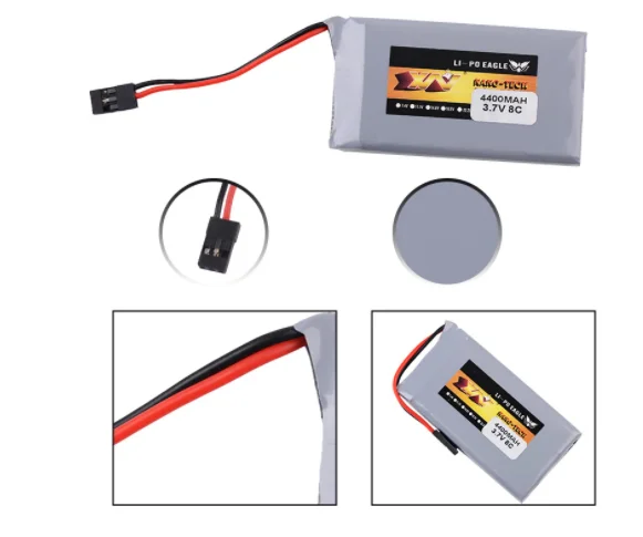 

3.7V 4400mAh 8C Lipo Battery For GRAUPNER MZ-18 MZ-24 Model Aircraft Remote Controller Accumulator AKKU