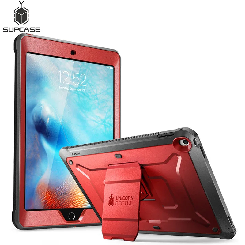 Supcase-ub Pro Estojo de Proteção Robusto de Corpo Inteiro com Protetor de Tela Embutido Resistente Ipad 9.7 2023 Mais Tarde
