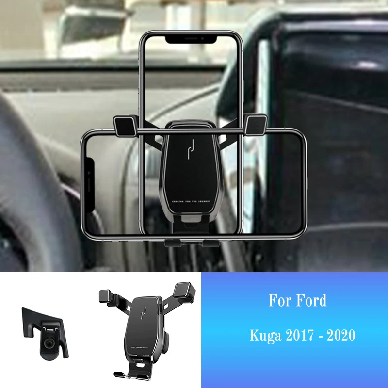 

Автомобильный держатель для смартфона Ford Kuga 2017-2020, кронштейн для стайлинга автомобиля, Поворотная подставка для GPS, автомобильные аксессуар...