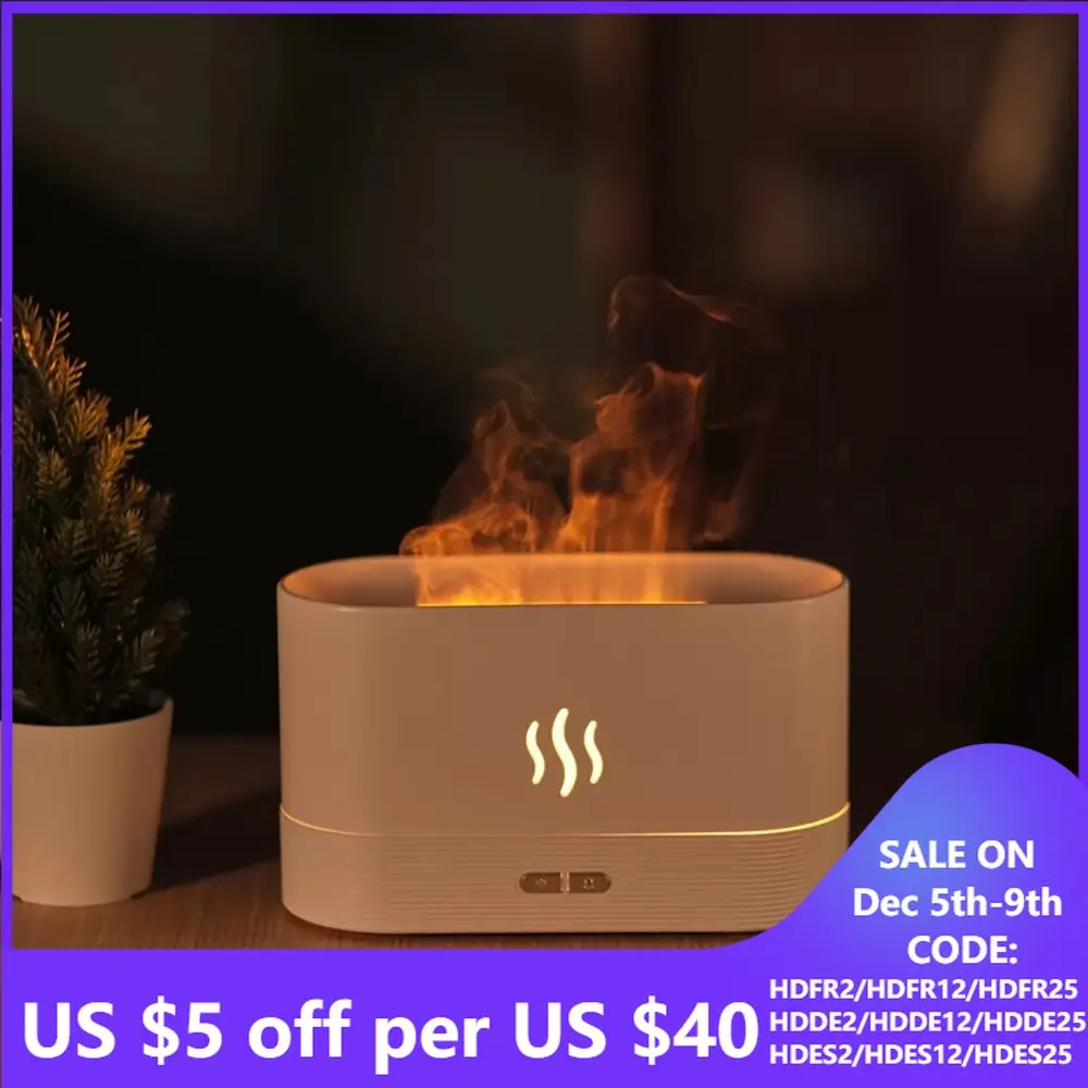 

USB Essential Oil Aroma Diffuser DC5V Portable Aromatherapy Machine Bedroom Night Light Large Fog Mist Maker Water Diffuser