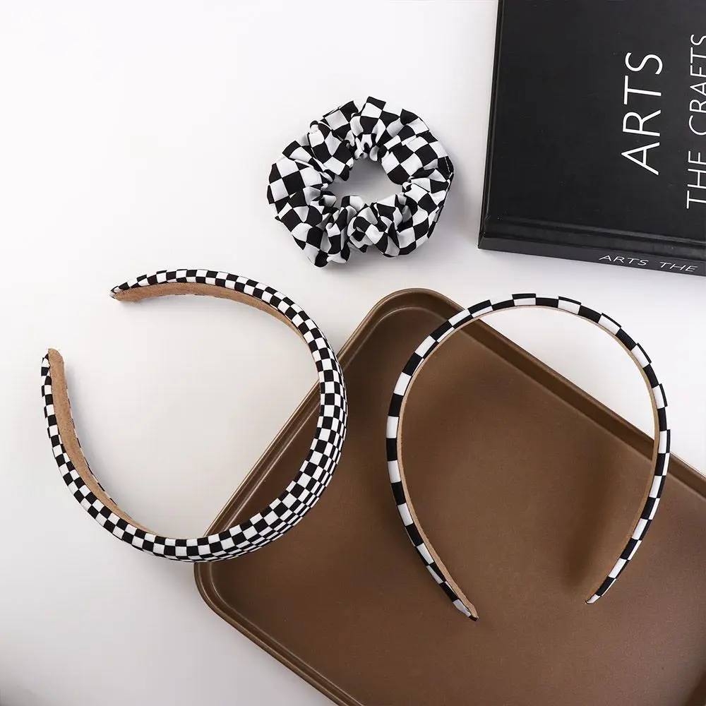 

Plaid Non-slip For Girls Hair Rope Rings Korean Style Scrunchies Women Hair Hoop Ponytail Holder Checked Hairbands