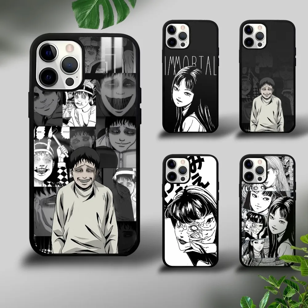 Чехол для телефона Junji Ito Horror с горячими комиксами iPhone 16 15 14 13 12 11 Pro Xs Max Mini Plus Celulares