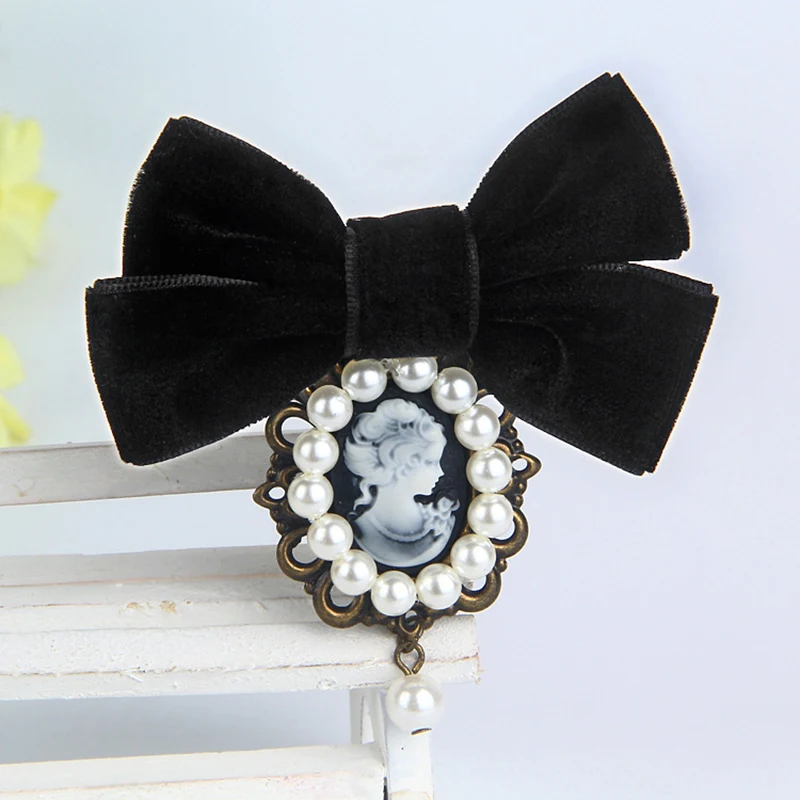 

Винтажная жемчужная брошь SD&HI