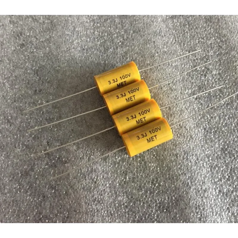 50PCS/Taiwan 3.3UF100V 335J fever divider polypropylene film infinite capacitor