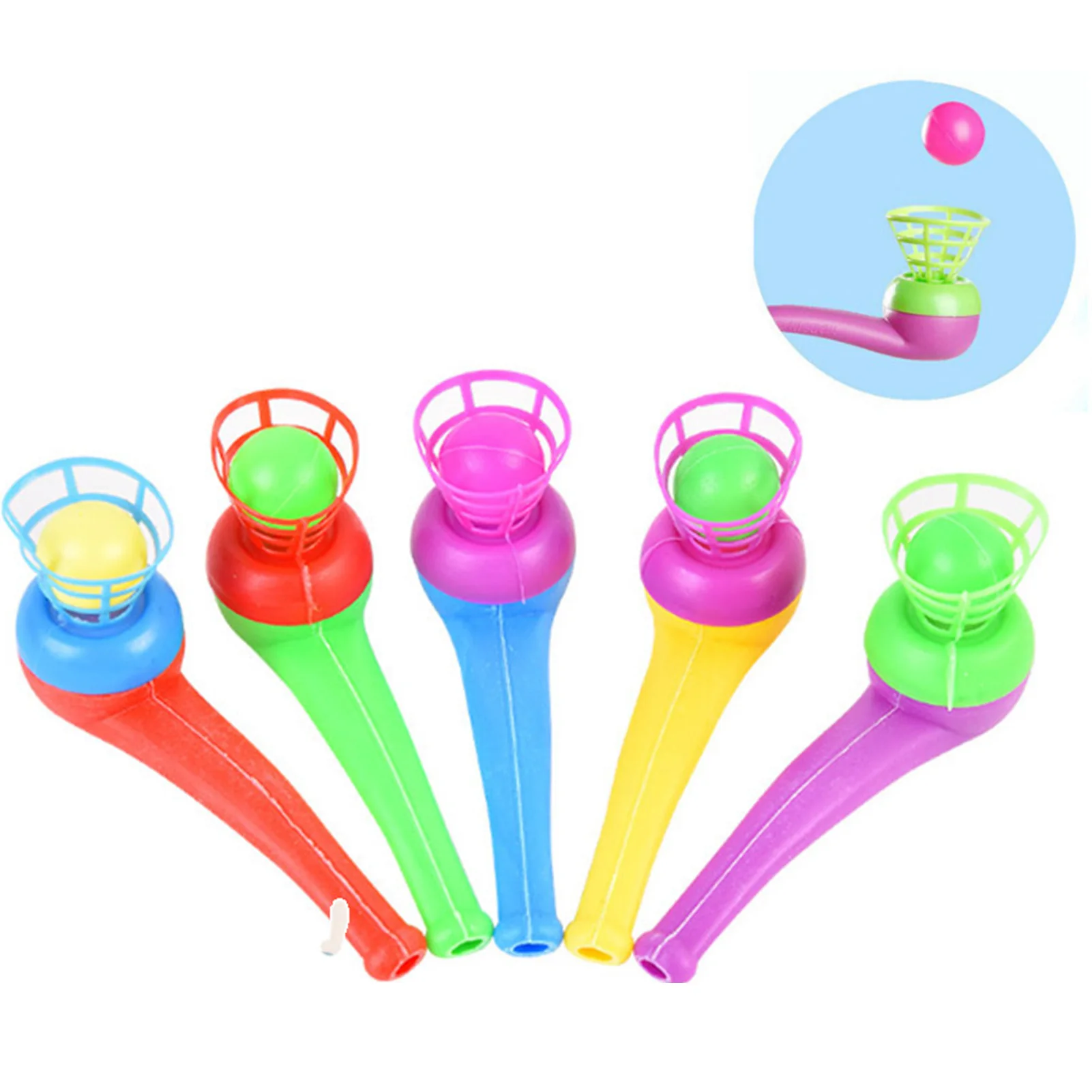 

Ball Blowing Toy Blow Pipe Ball Toy Balancing Blowing Game Balancing Blowing Game Birthday Gifts Random Color Funny Party