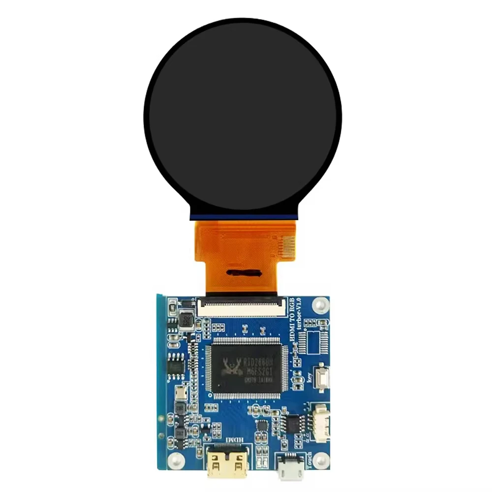 Модуль TFT OLED-дисплея 2 1 дюйма для умного дома с круглым экраном 480*480 RGB ST7701 Драйвер