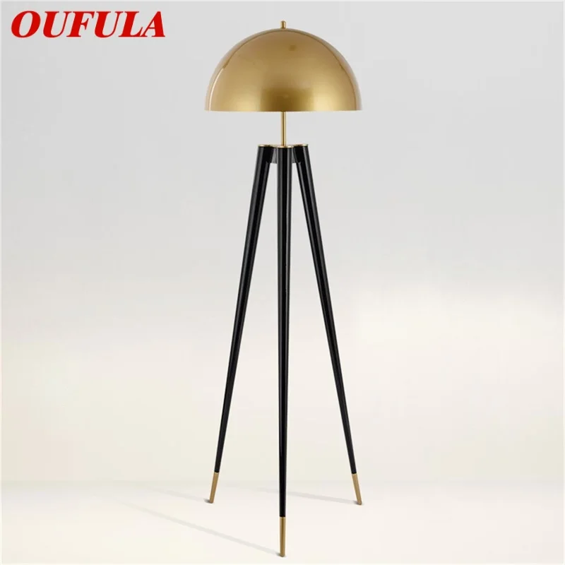 

OUFULA Nordic Floor Lamp Modern LED Creative Standing Light Jellyfish Shape Bedroom Living Room Decorative