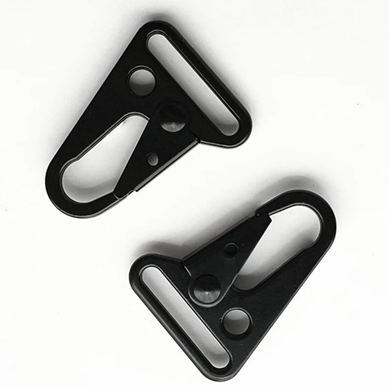 2PCS Olecranon Metal Hook Buckle Clasp Outdoor Tools EDC Gear Hunting Hiking Tactical Carabiner Strap Snap