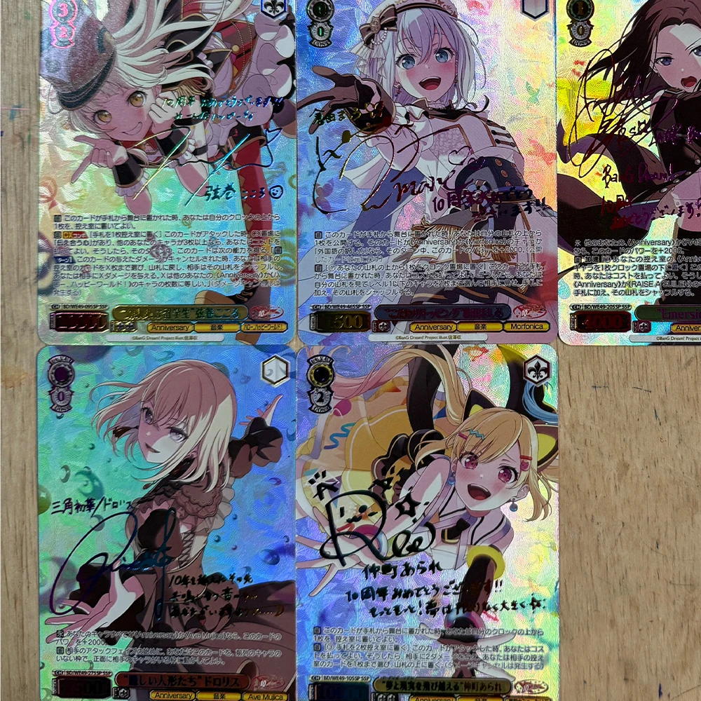 10 шт.компл. аниме Waifu Weiss Schwarz Коллекционная карта BanG Dream! Yukina Minato Takamatsu Tomori Anon Chihaya Фирменная карта подарки (art.: 3920d2eda3f5b) - 3920d2eda3f5b