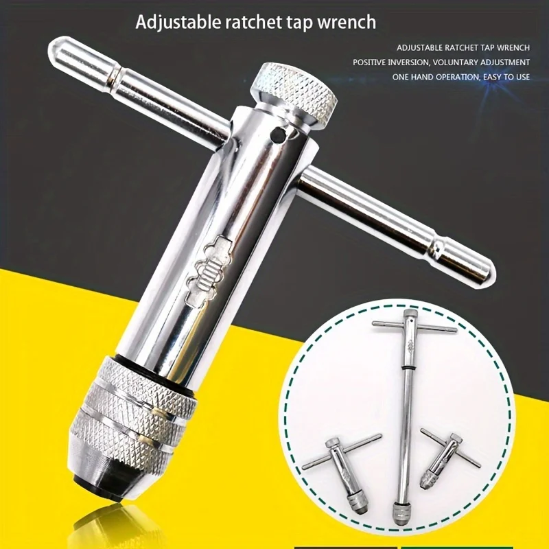 Регулируемый ручной гаечный ключ с трещоткой