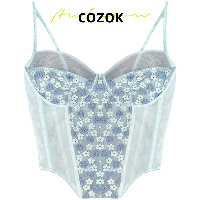 

2022 Летняя Женская V-образная вышивка с цветным цветочным узором на талии