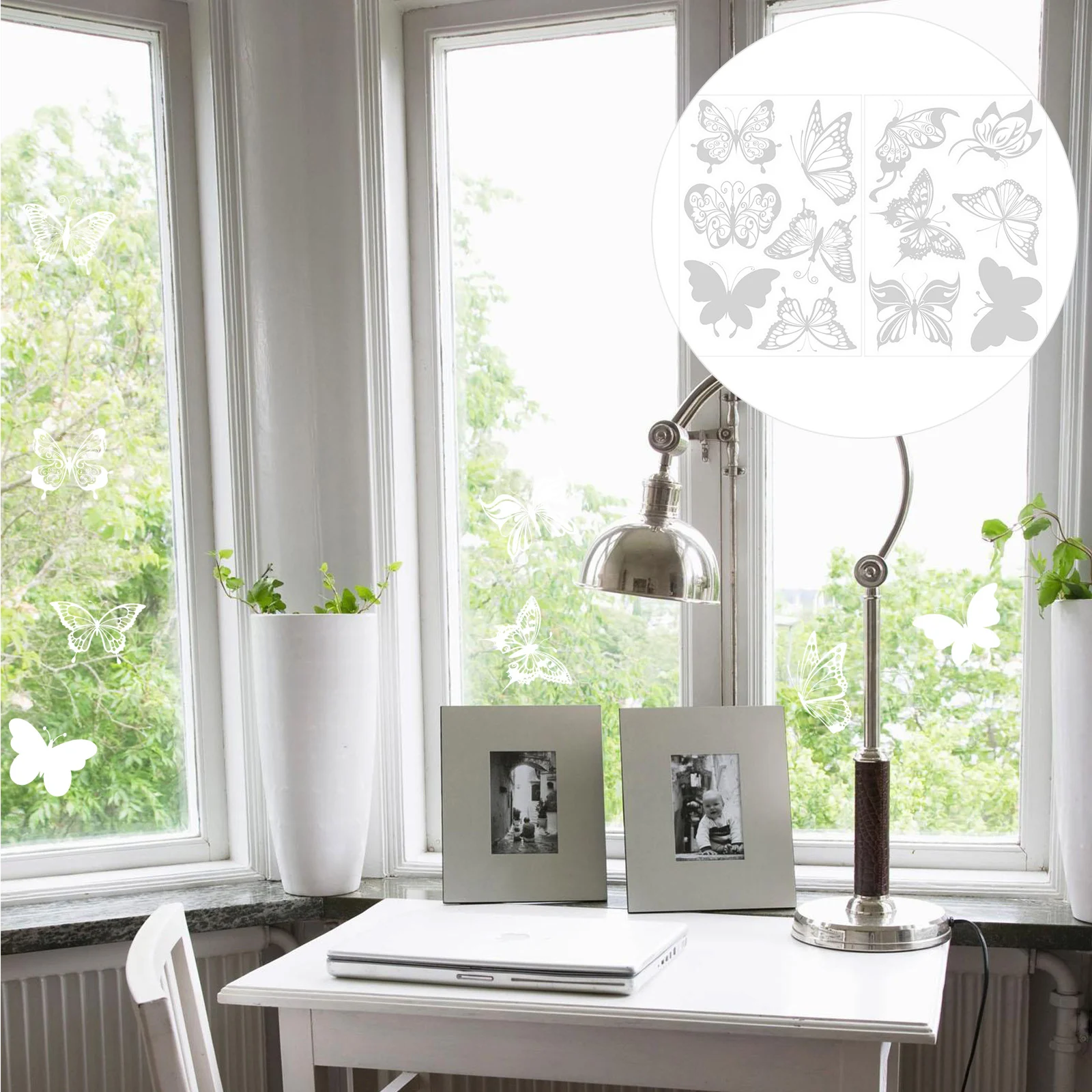 Наклейки против летающих птиц в форме листа полупрозрачные оконные наклейки для