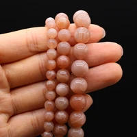 natural sun stone beads small round loose spacer 6 8 10mm beads for jewelry making diy bracelet necklace accessories
