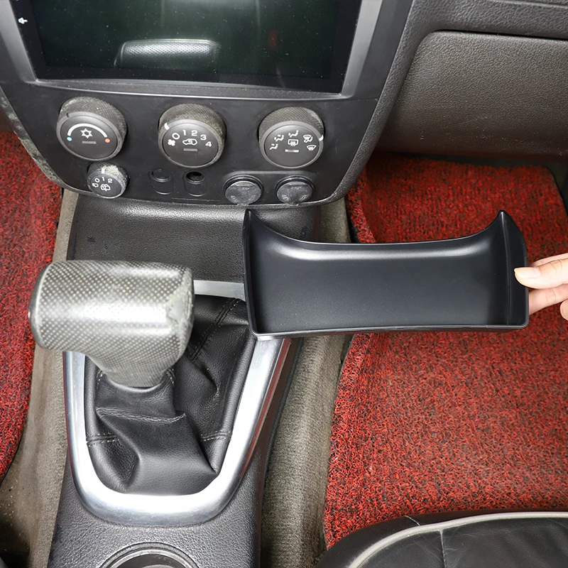 Фото Для Hummer H3 2005 2006 2007 Автомобильная фотомагнитная Многофункциональная подставка для телефона ABS Черные Аксессуары для хранения 1 шт. LHD №1