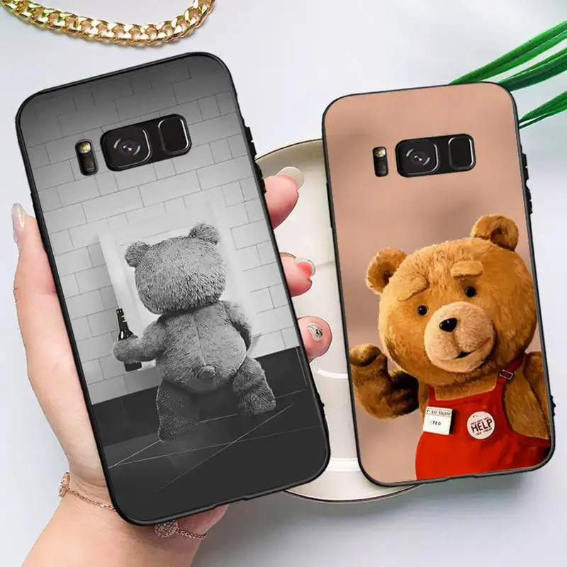 

Cartoon Teddy Bear Phone Case for Samsung Note 5 7 8 9 10 20 pro plus lite ultra A21 12 72