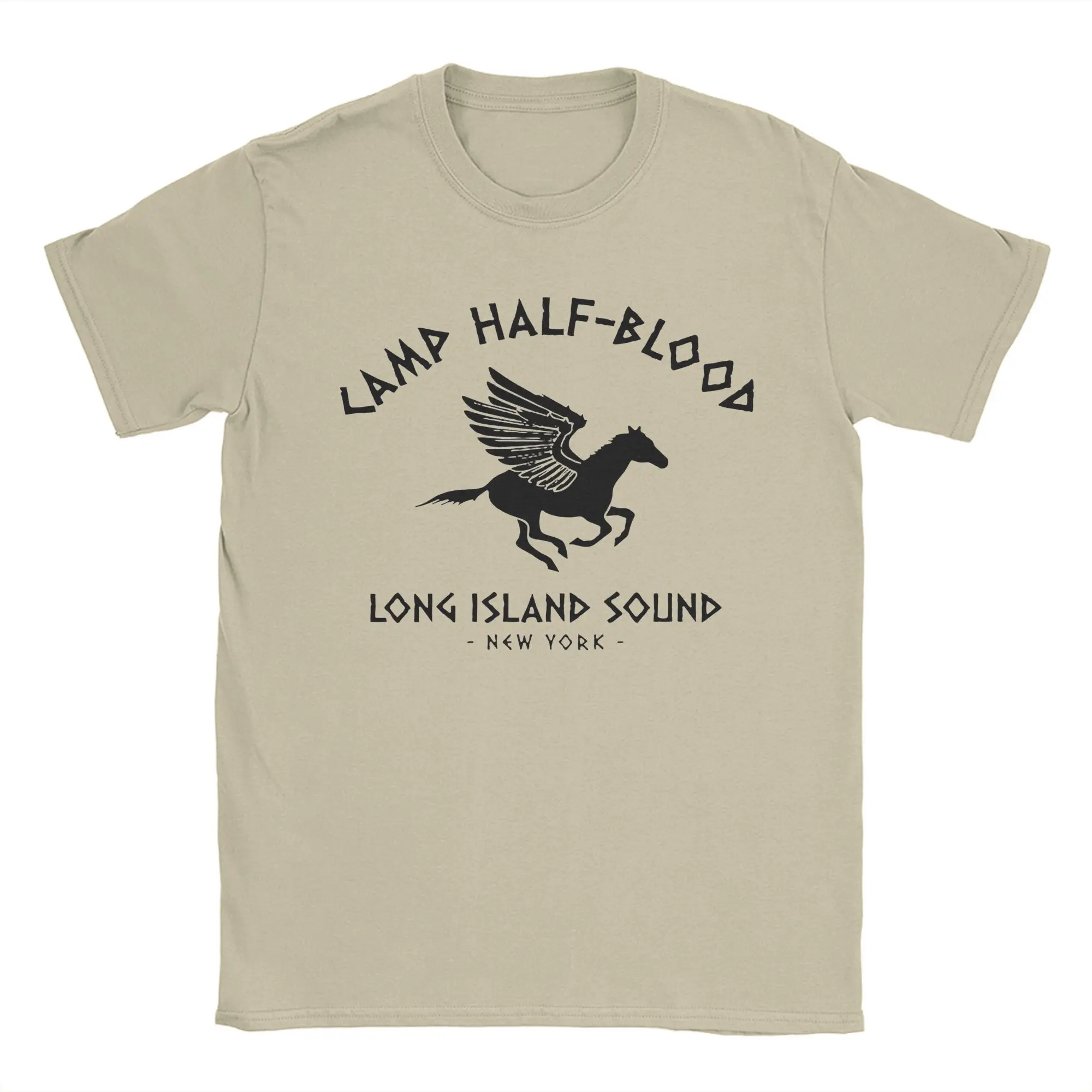 Мужские футболки Camp Half-Blood Novel Long Island хлопковая одежда потрясающая футболка с
