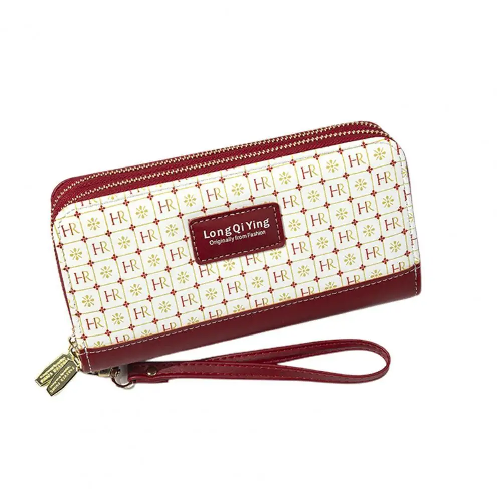 

Вместительный съемный клатч с ремешком и надписью, кошелек, модный аксессуар