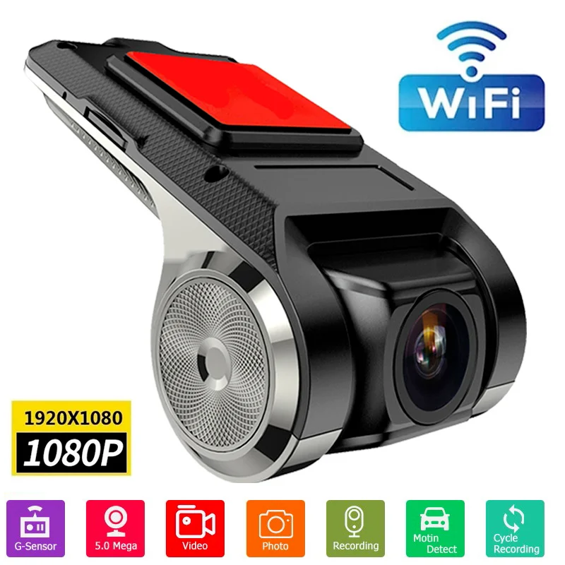 Car USB DVR Driving Recorder Camera Night Vision Real-time Display Android Navigation ADAS Automobile Dash Cam
