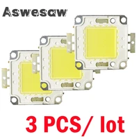 3pcs lot 10w 20w 30w 50w 100w led beads chip 22 24v 30 32v cold white warm white diy for floodlight spotlight with driver