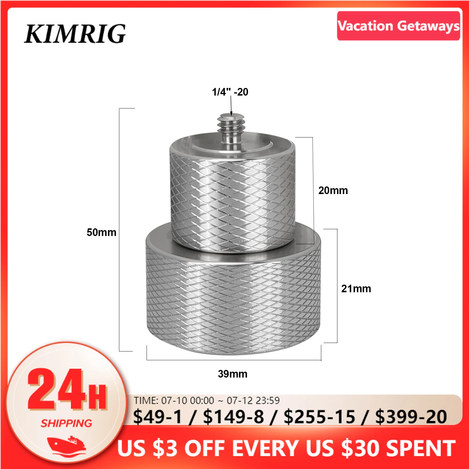 KIMRIG DSLR камера съемный противовес 300 г (200 г + 100 г) балансировка момент для DJI Ronin S Zhiyun Gimbal стабилизатор