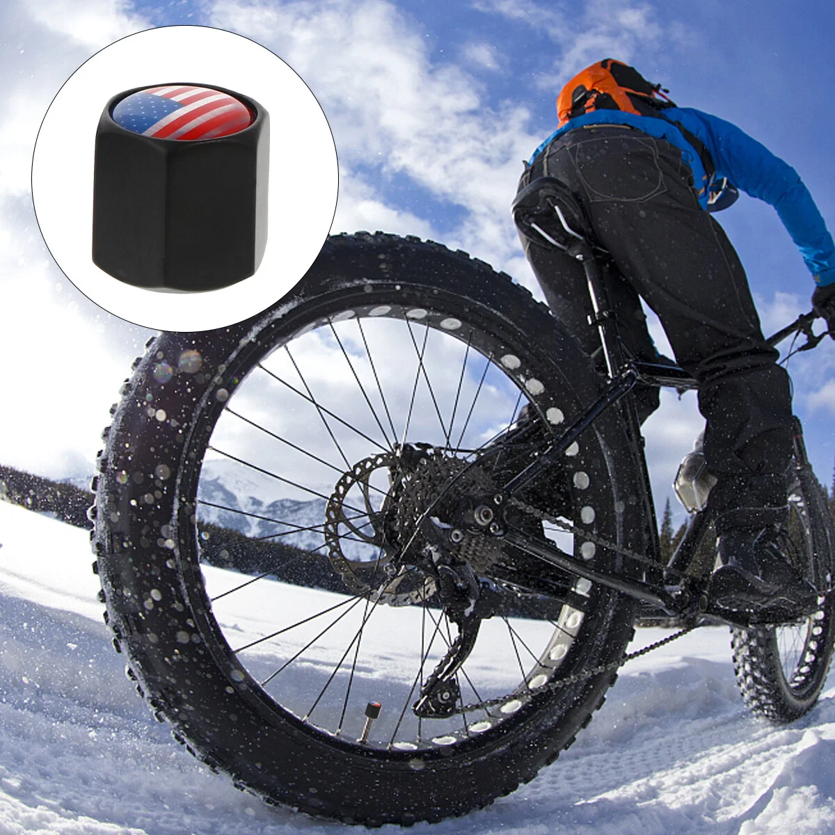 

5pcs Universal Air Car Tire Dust Covers Tire Stem Air Cover